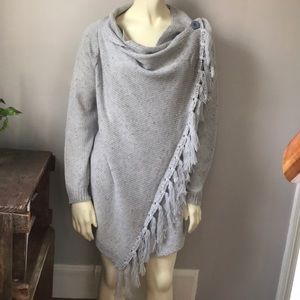 Handmade knitted sweater wrap